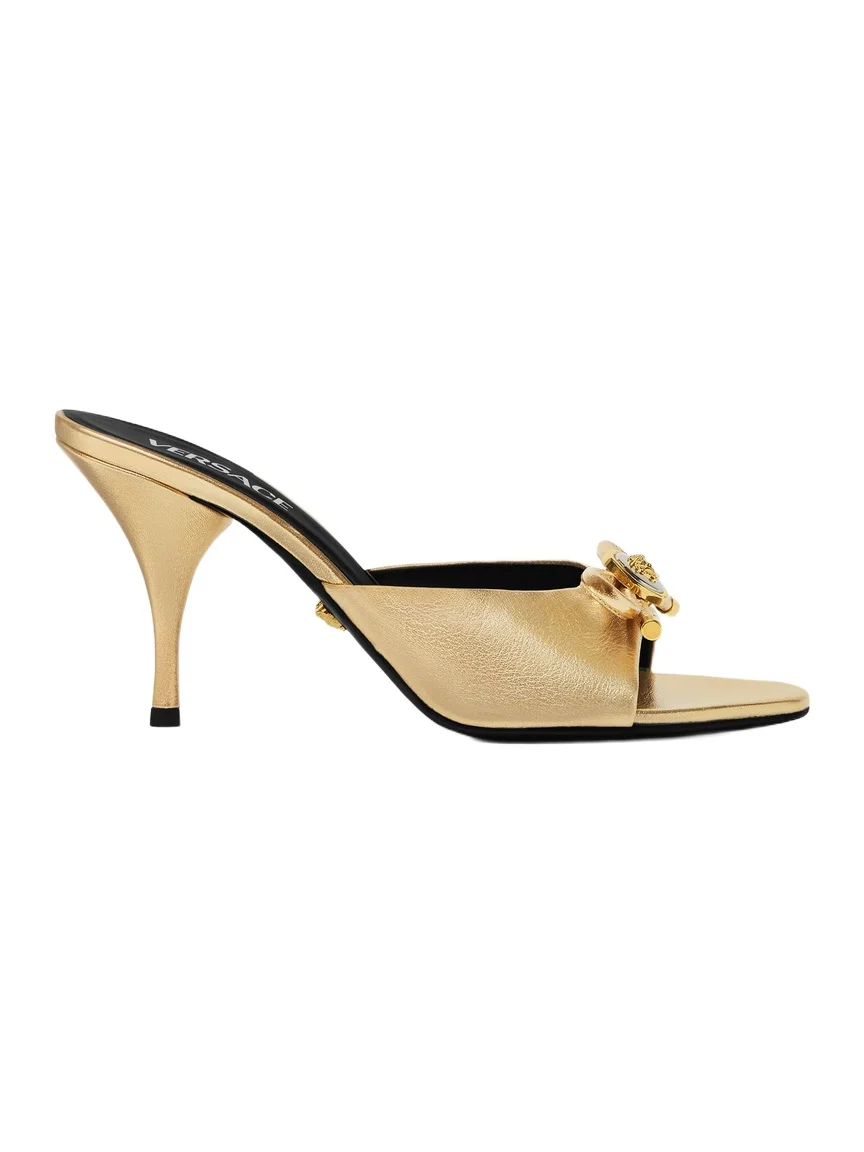 Opera Bow Metallic Mules 85mm Opera Bow Metallic Mules 85mm