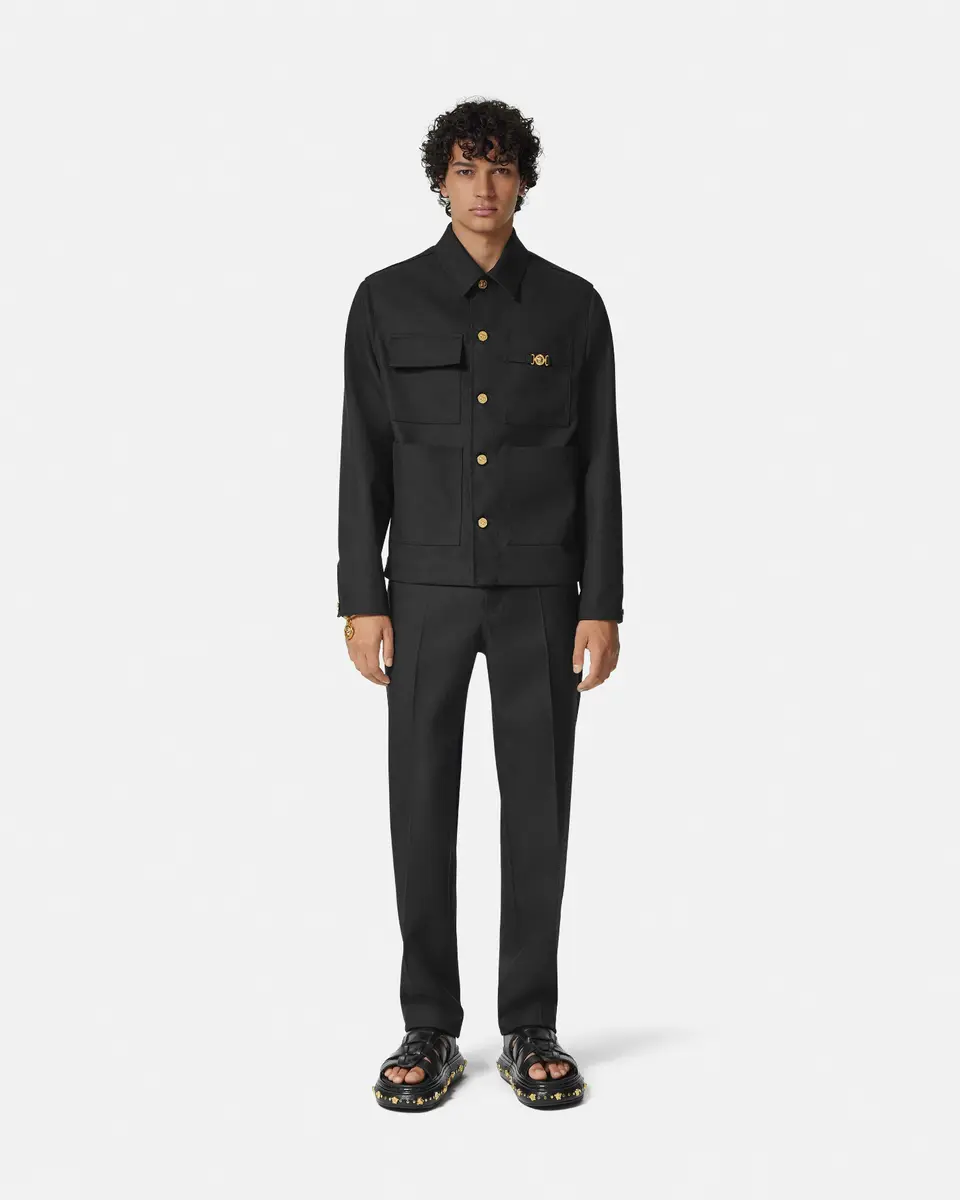 Versace Cavalry Wool Formal Pants | Thumbnail 2 Versace Cavalry Wool Formal Pants | Thumbnail 2