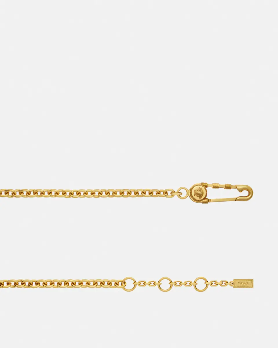 Versace Safety Pin Chain Belt 0.8" | Thumbnail 2 Versace Safety Pin Chain Belt 0.8" | Thumbnail 2