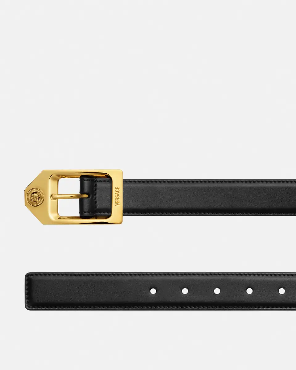 Versace Medusa Biggie Leather Belt 1.2" | Thumbnail 2 Versace Medusa Biggie Leather Belt 1.2" | Thumbnail 2