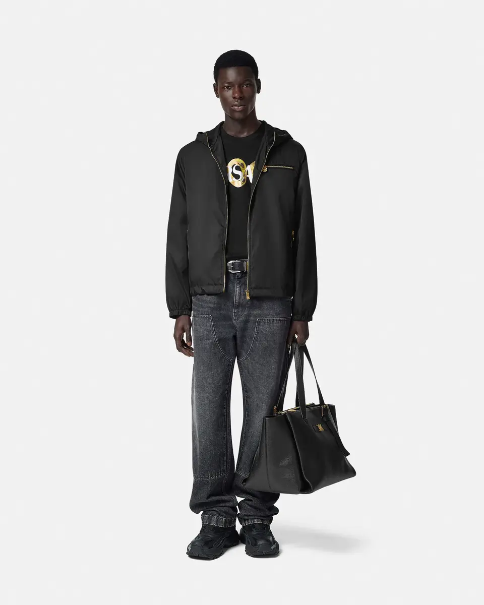 Versace Nylon Windbreaker Jacket | Thumbnail 2