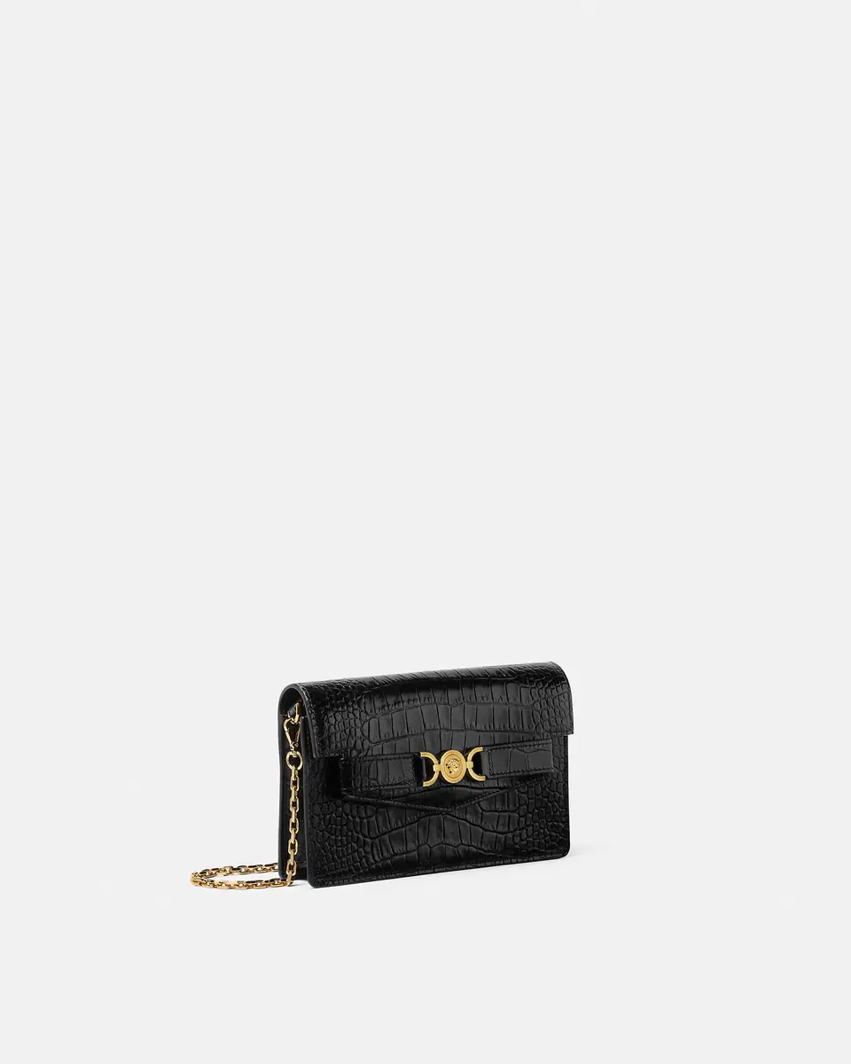 Versace Medusa '95 Croc-Effect Clutch | Thumbnail 2 Versace Medusa '95 Croc-Effect Clutch | Thumbnail 2