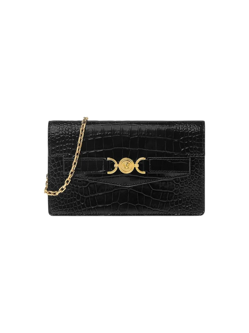 Versace Medusa '95 Croc-Effect Clutch