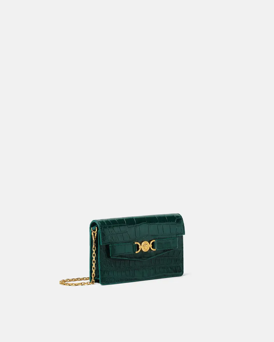 Versace Medusa '95 Croc-Effect Clutch | Thumbnail 2 Versace Medusa '95 Croc-Effect Clutch | Thumbnail 2