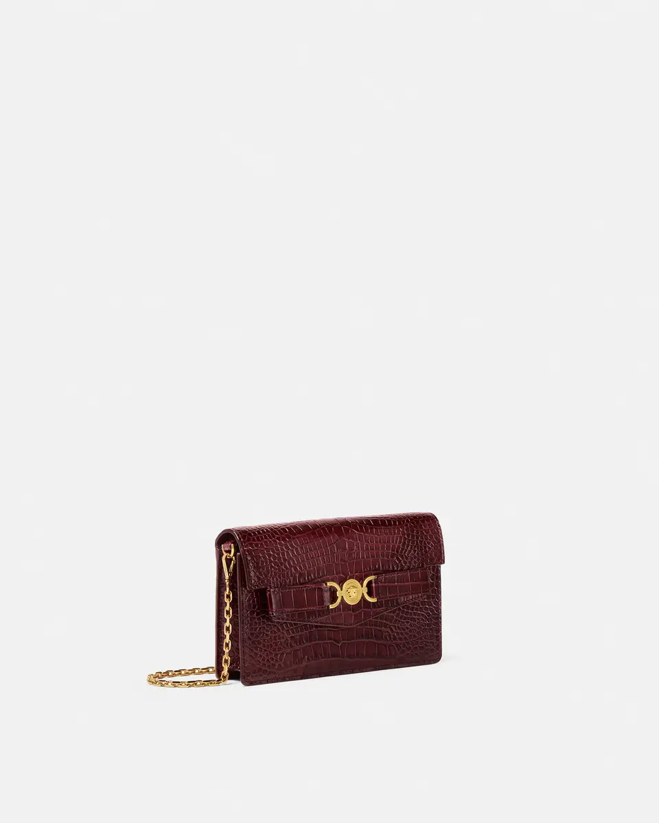 Versace Medusa '95 Croc-Effect Clutch | Thumbnail 2 Versace Medusa '95 Croc-Effect Clutch | Thumbnail 2