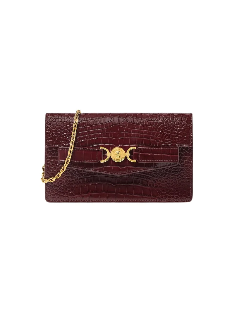 Versace Medusa '95 Croc-Effect Clutch