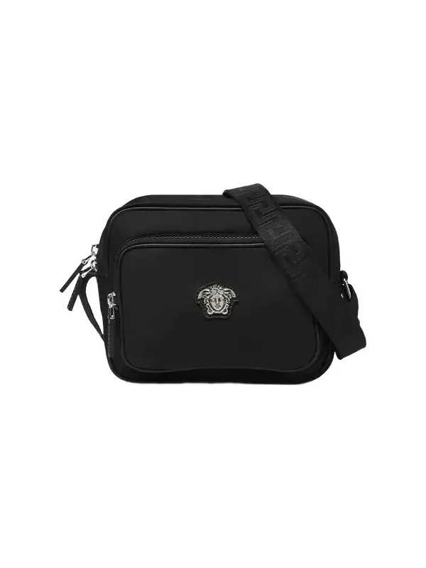 Versace La Medusa Nylon Messenger Bag