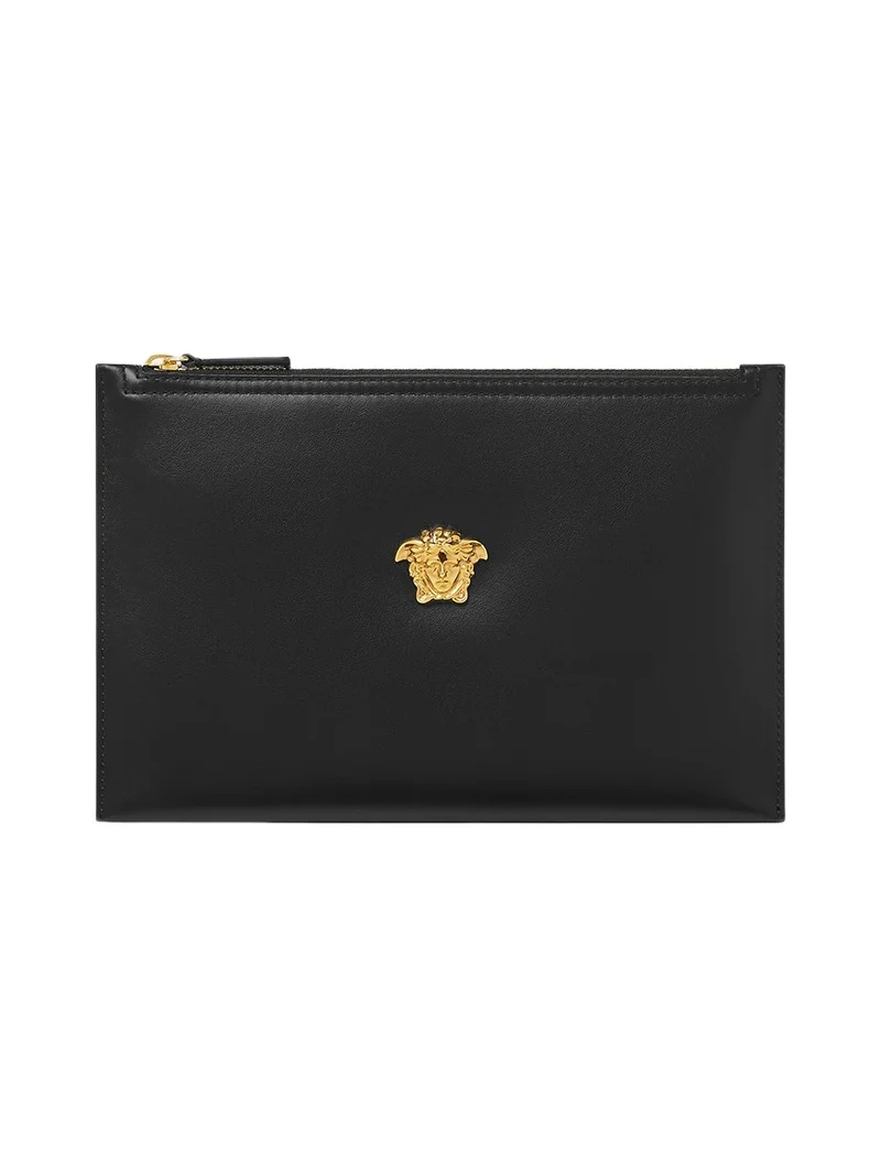 Versace La Medusa Leather Pouch