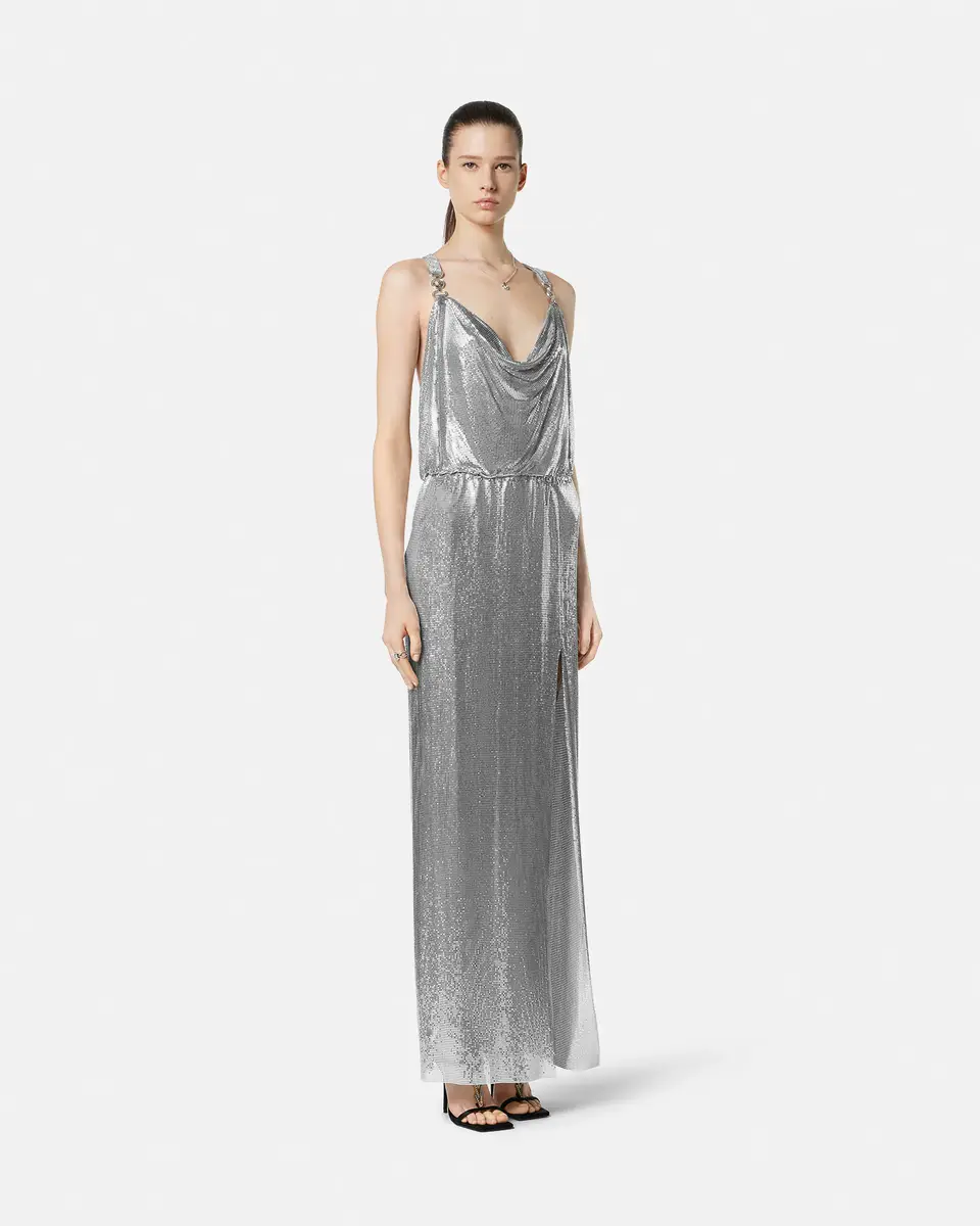 Versace Metal Mesh Gown | Thumbnail 2 Versace Metal Mesh Gown | Thumbnail 2