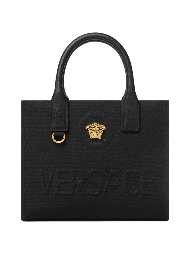 Versace La Medusa Mini Canvas Tote
