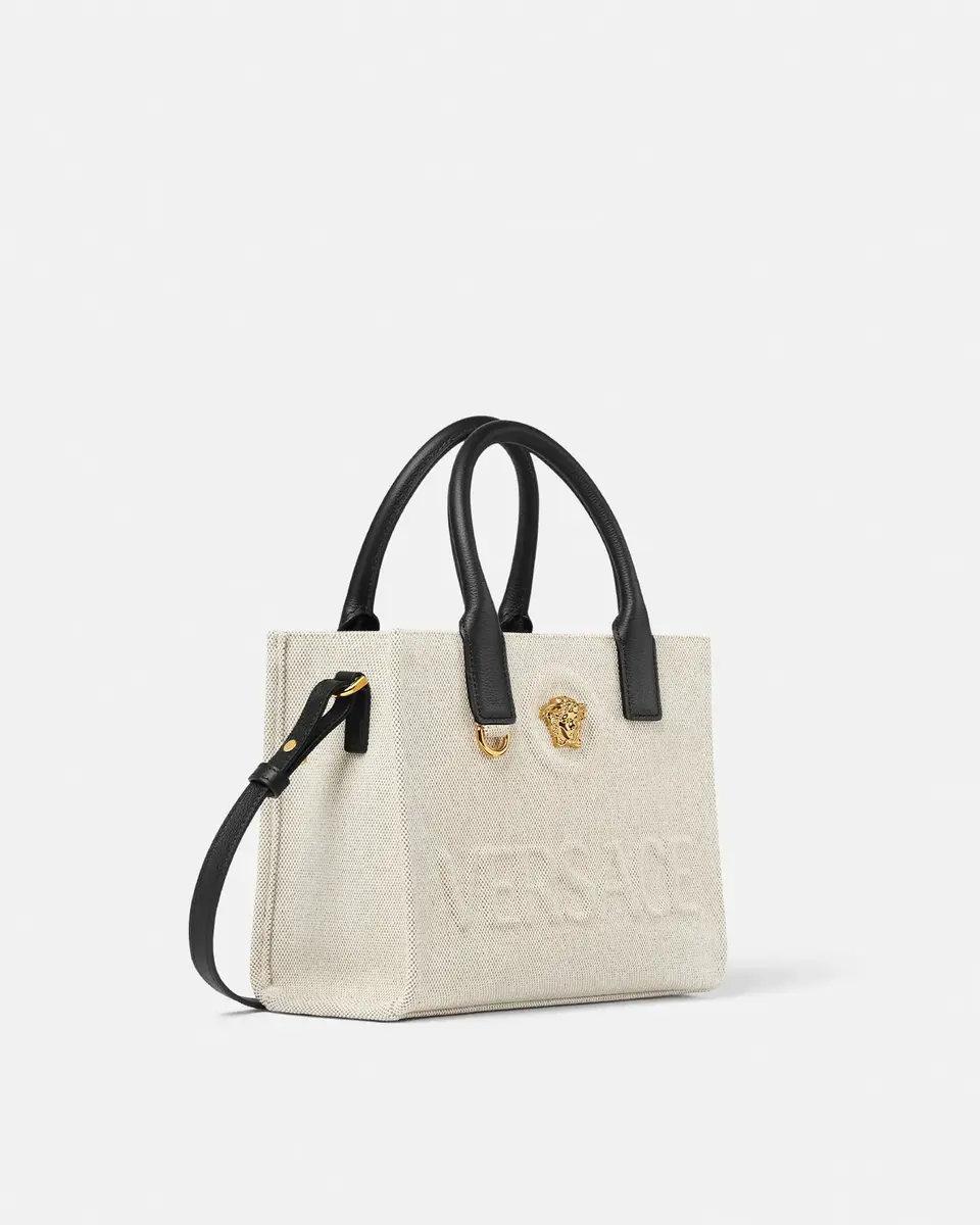 Versace La Medusa Mini Canvas Tote | Thumbnail 2 Versace La Medusa Mini Canvas Tote | Thumbnail 2