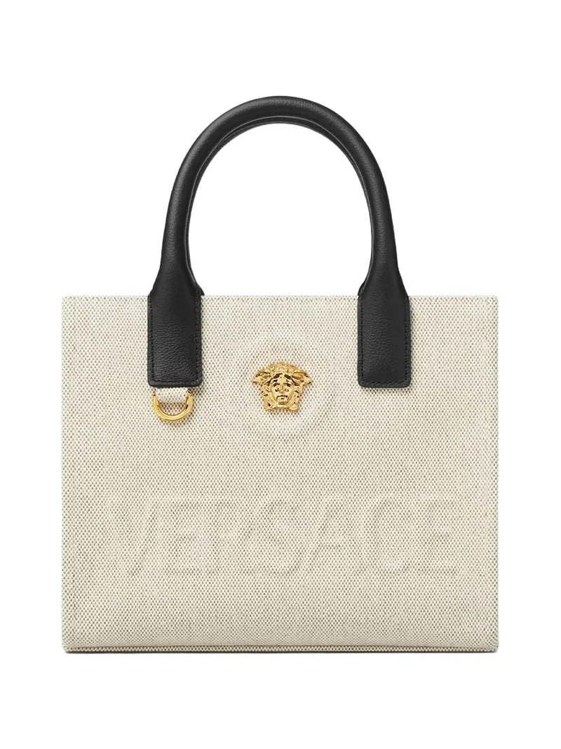 Versace La Medusa Mini Canvas Tote