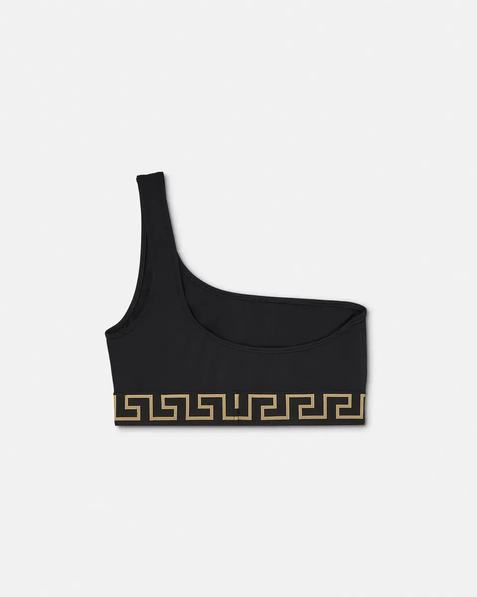 Versace Jacquard One-Shoulder Bikini Top | Thumbnail 2 Versace Jacquard One-Shoulder Bikini Top | Thumbnail 2