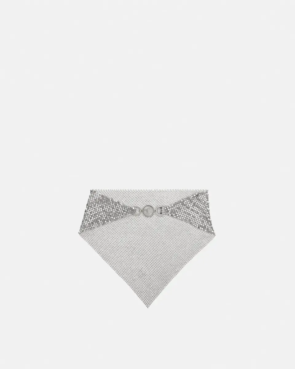 Versace Metal Mesh Bandana Necklace | Thumbnail 2 Versace Metal Mesh Bandana Necklace | Thumbnail 2
