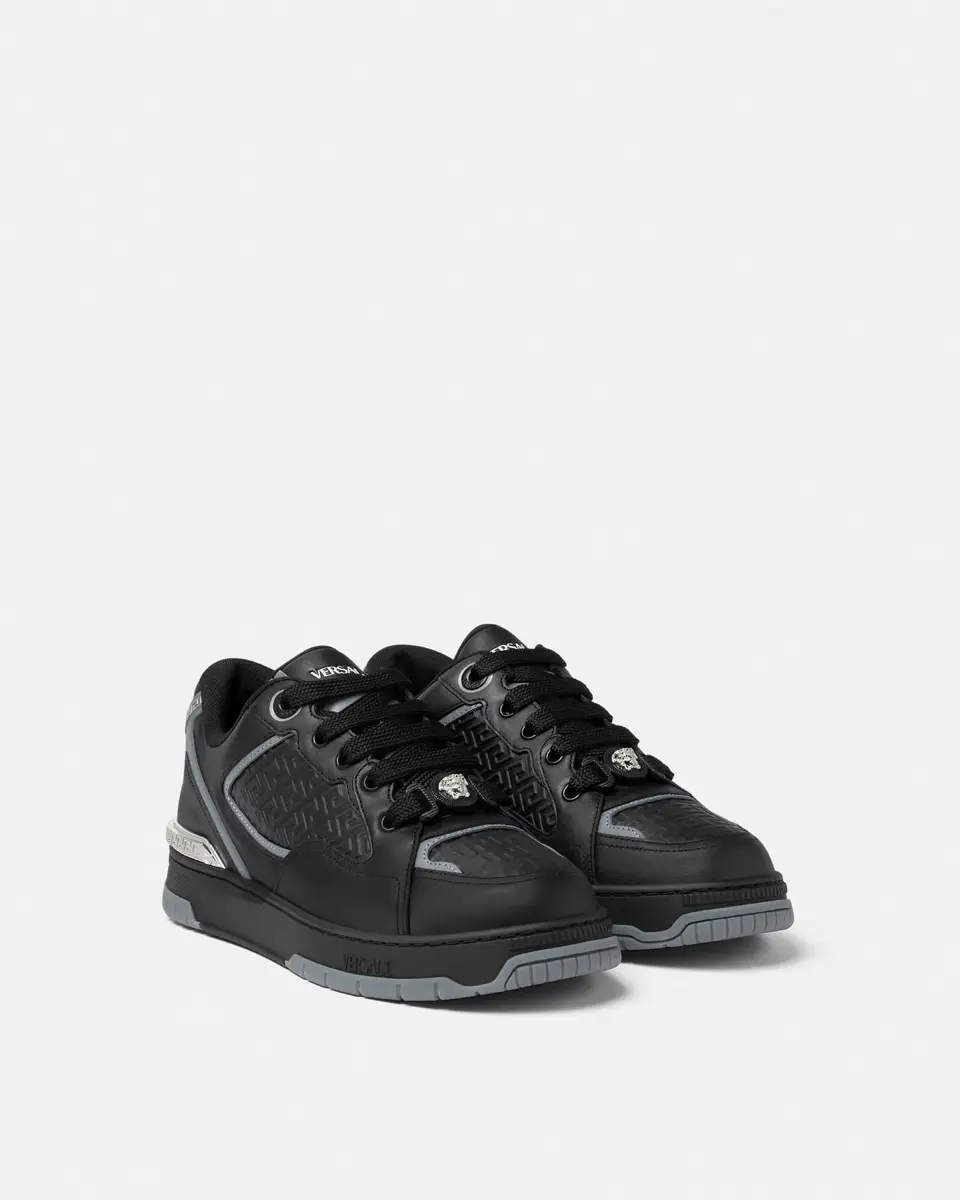 Versace Biggie Basket Leather Sneakers | Thumbnail 2 Versace Biggie Basket Leather Sneakers | Thumbnail 2