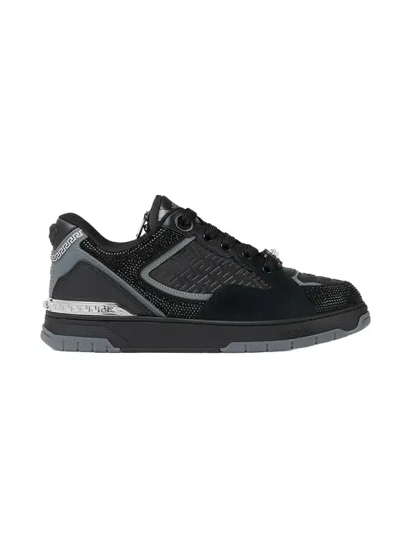 Biggie Basket Embellished Leather Sneakers Biggie Basket Embellished Leather Sneakers