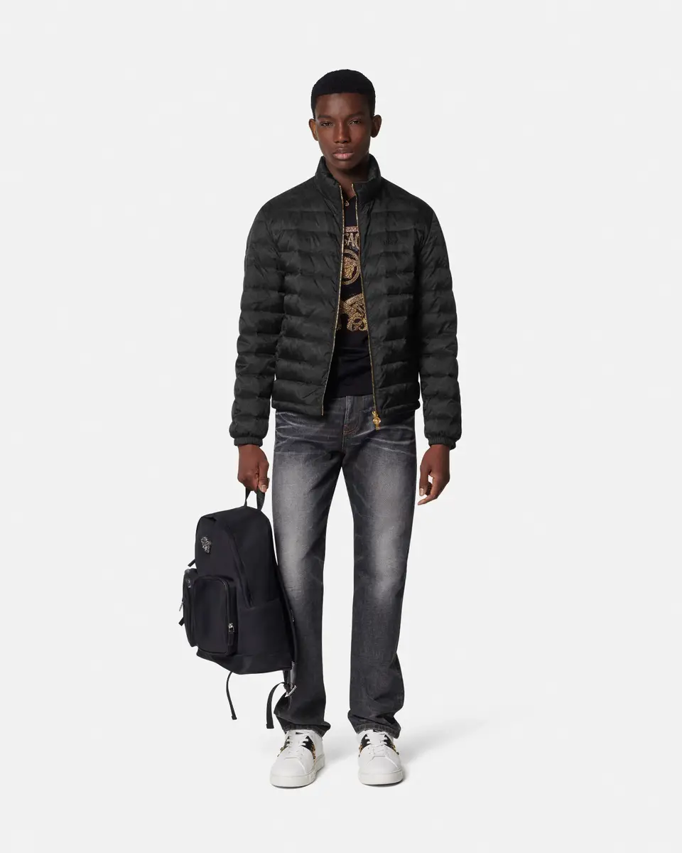 Versace Jacquard Padded Jacket | Thumbnail 2 Versace Jacquard Padded Jacket | Thumbnail 2