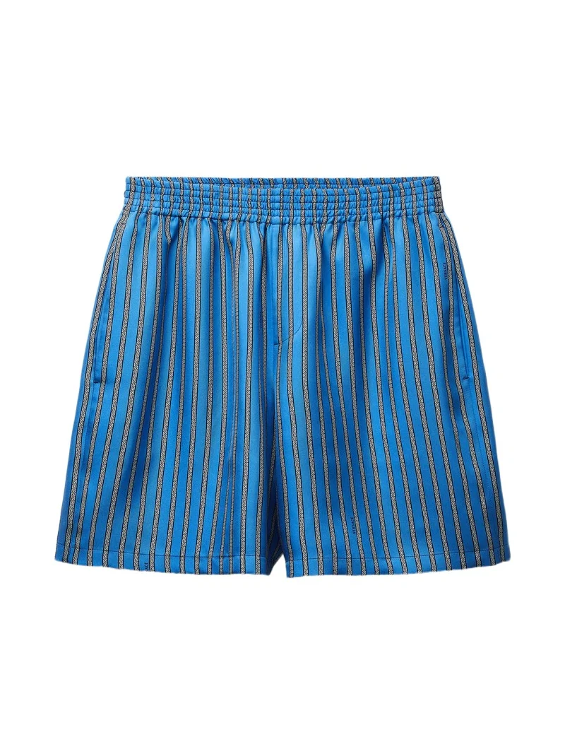 Printed Silk Twill Shorts Printed Silk Twill Shorts