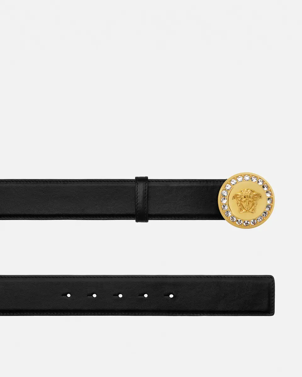 Versace La Medusa Embellished Belt 1.6" | Thumbnail 2
