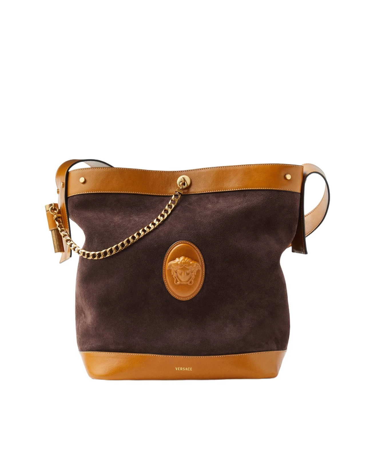 Pivot Large Suede Bucket Bag