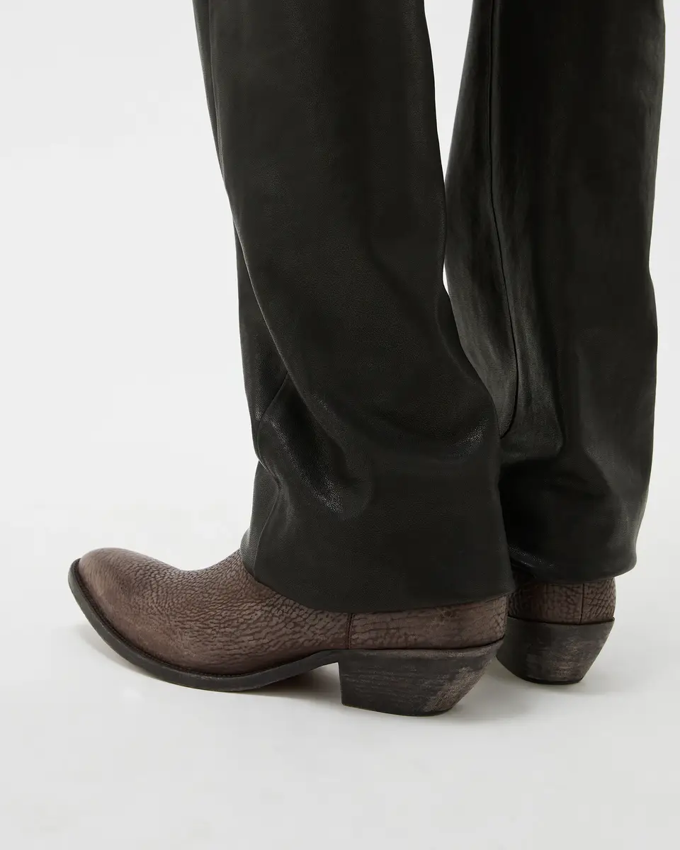 Versace Tigre Leather Texan Boots | Thumbnail 2