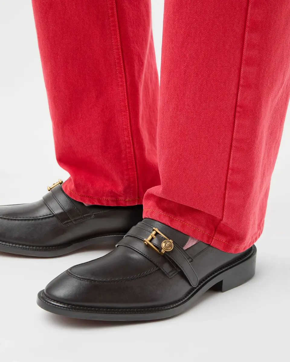 Versace Primo Leather Loafers | Thumbnail 2 Versace Primo Leather Loafers | Thumbnail 2