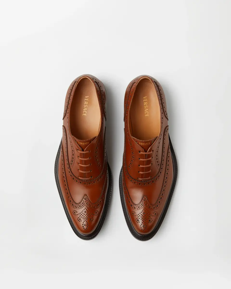 Versace Maverick Leather Derby Shoes | Thumbnail 2 Versace Maverick Leather Derby Shoes | Thumbnail 2