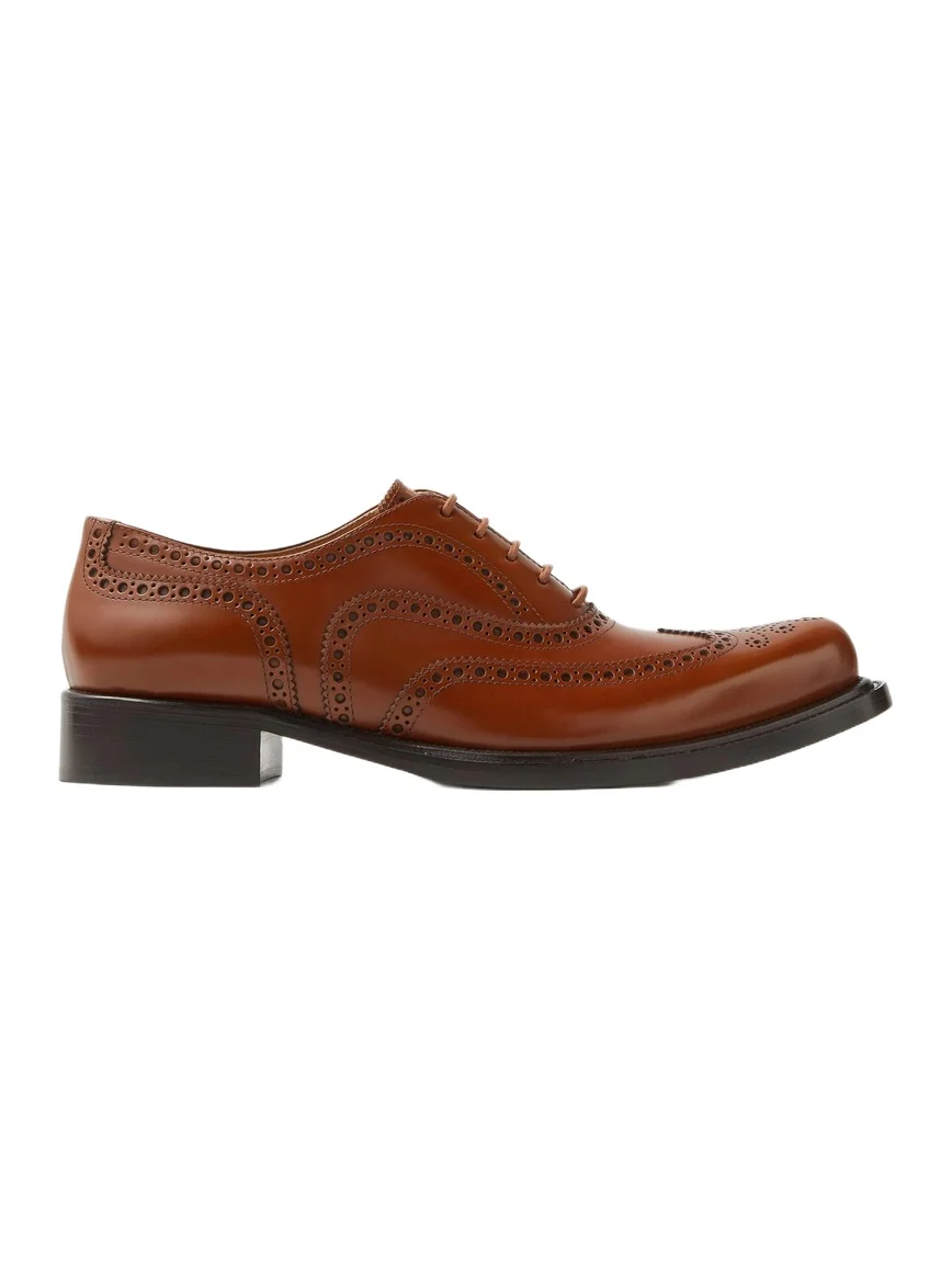 Versace Maverick Leather Derby Shoes