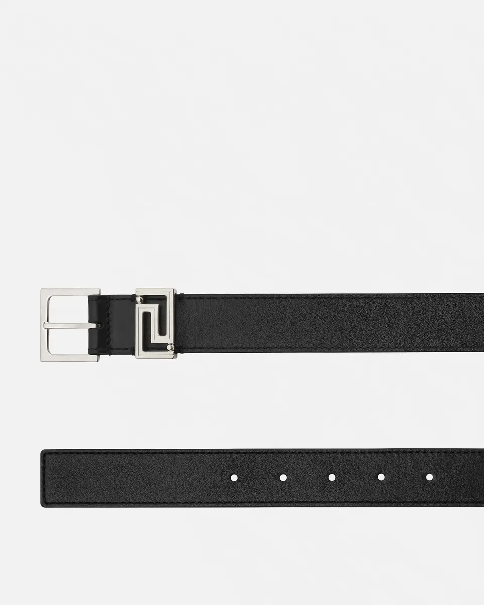 Versace Greca Leather Belt 1.2" | Thumbnail 2 Versace Greca Leather Belt 1.2" | Thumbnail 2
