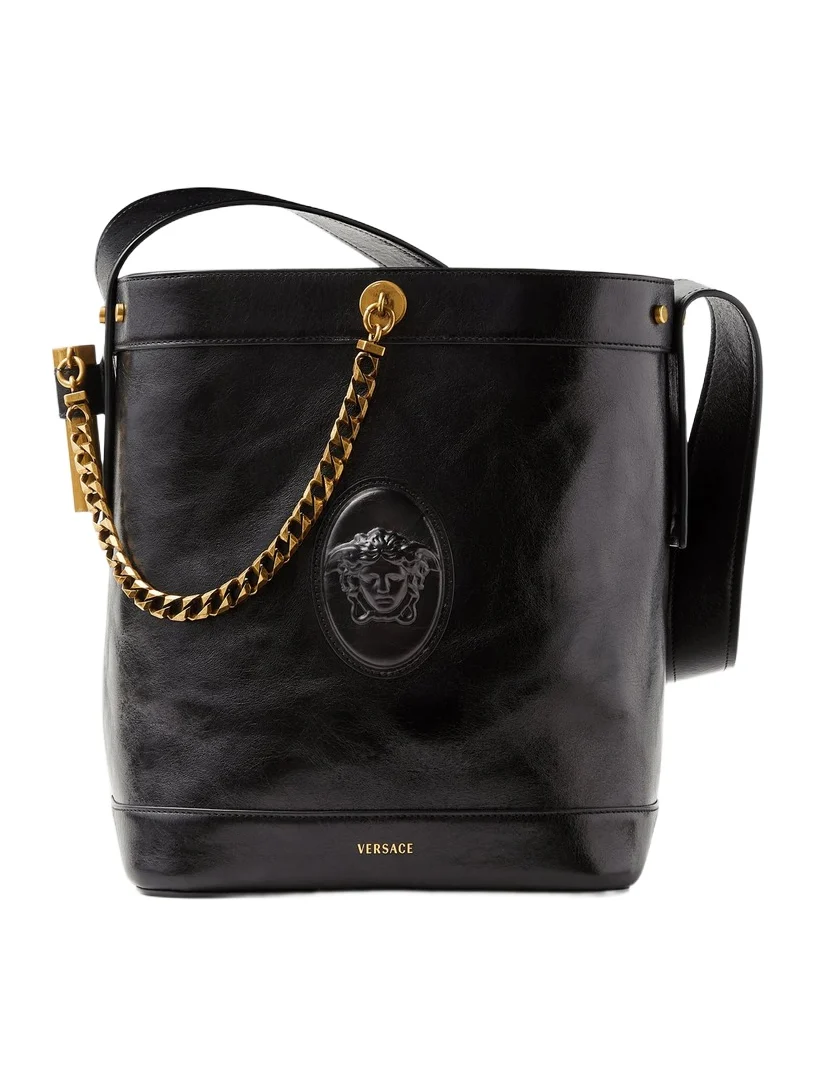 Pivot Small Leather Bucket Bag