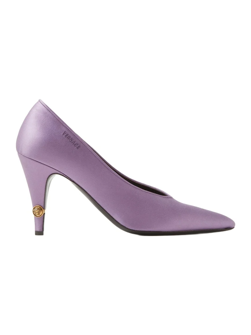Versace Gianni Satin Pumps 90 mm