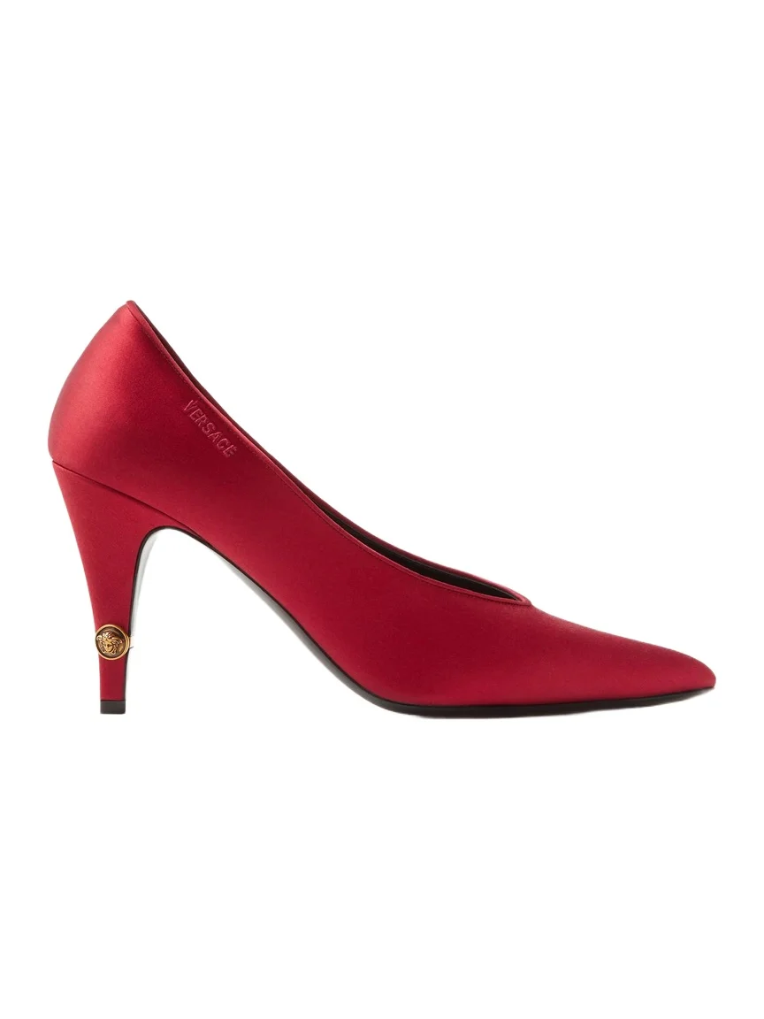 Versace Gianni Satin Pumps 90 mm