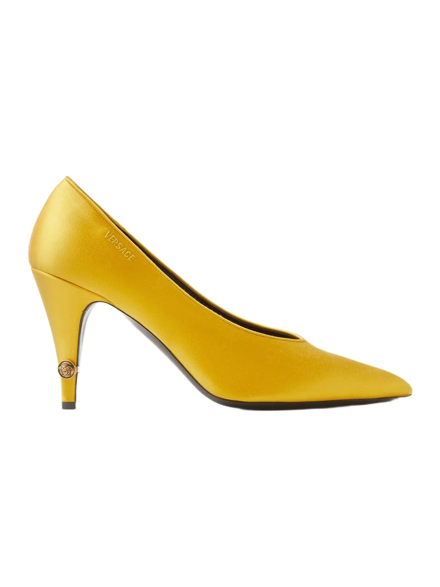 Versace Gianni Satin Pumps 90 mm