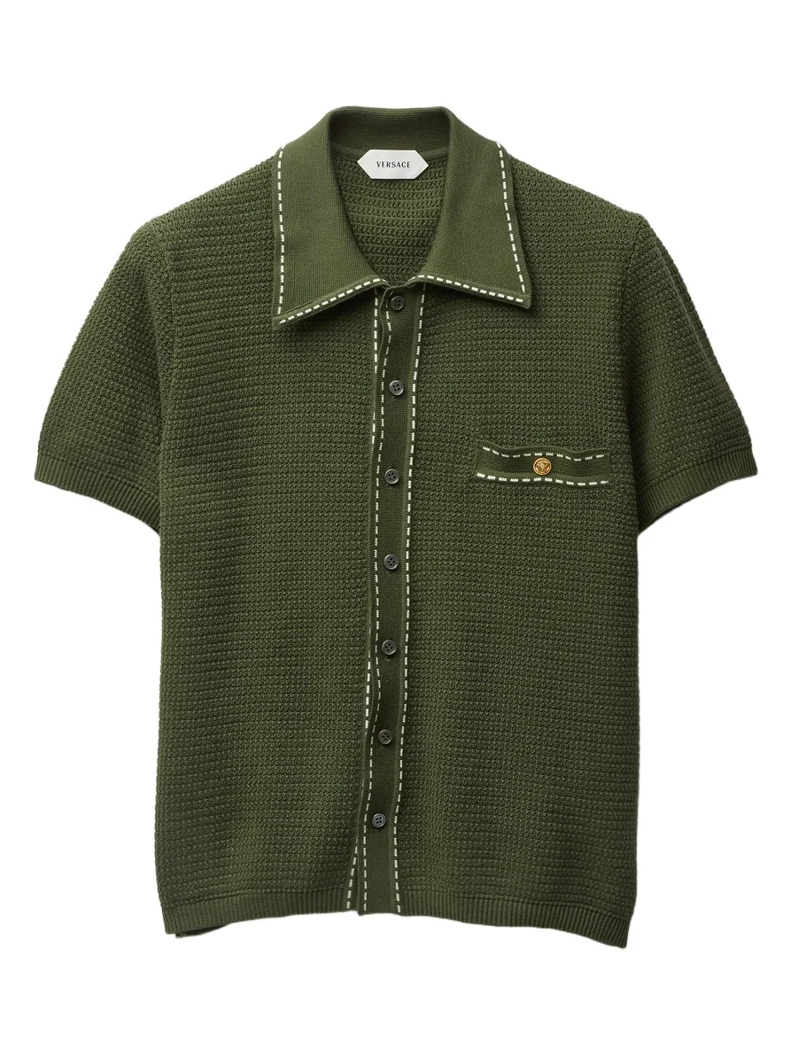 Versace Cotton Knit Shirt