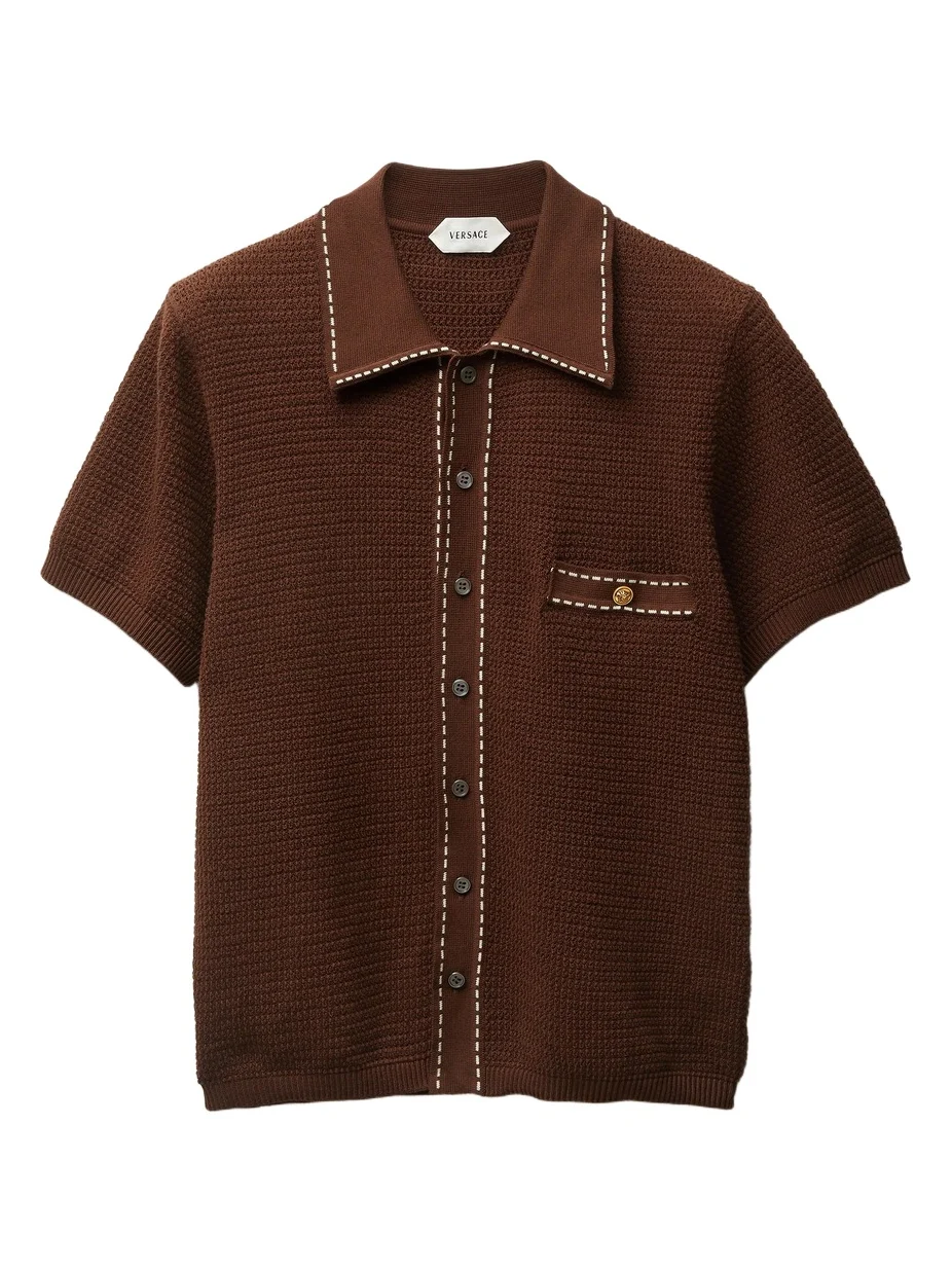 Versace Cotton Knit Shirt