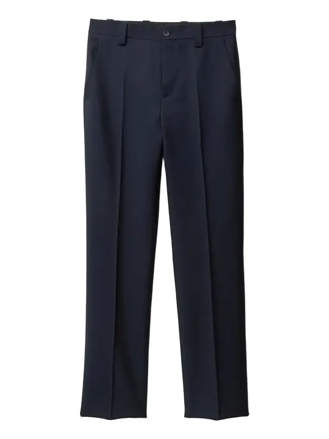 Versace Wool-Mohair Slim Formal Pants