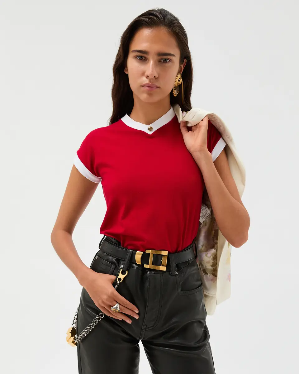 Versace Stretch Cotton-Jersey T-Shirt | Thumbnail 2 Versace Stretch Cotton-Jersey T-Shirt | Thumbnail 2