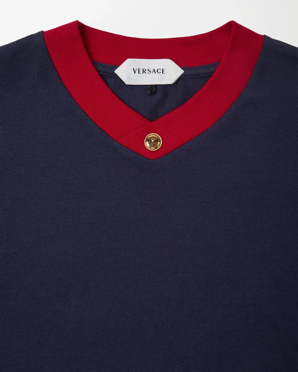Versace Stretch Cotton-Jersey T-Shirt | Thumbnail 2 Versace Stretch Cotton-Jersey T-Shirt | Thumbnail 2