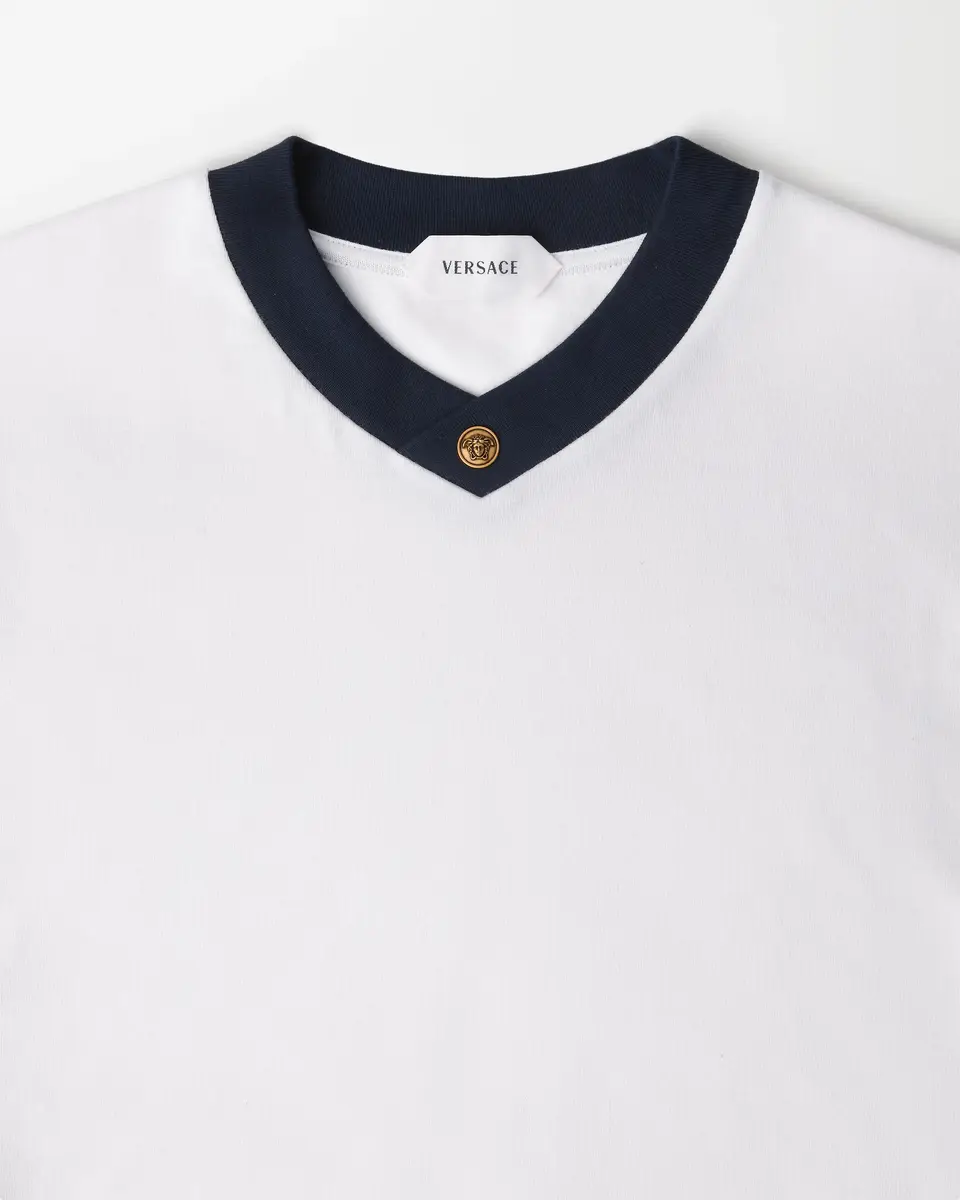 Versace Stretch Cotton-Jersey T-Shirt | Thumbnail 2