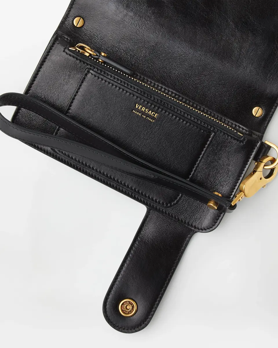 Versace Emblème Long Leather Wallet | Thumbnail 2 Versace Emblème Long Leather Wallet | Thumbnail 2