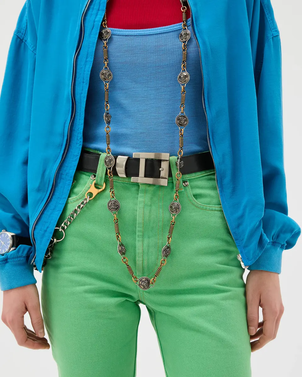 Versace Leather Belt 3 cm | Thumbnail 2