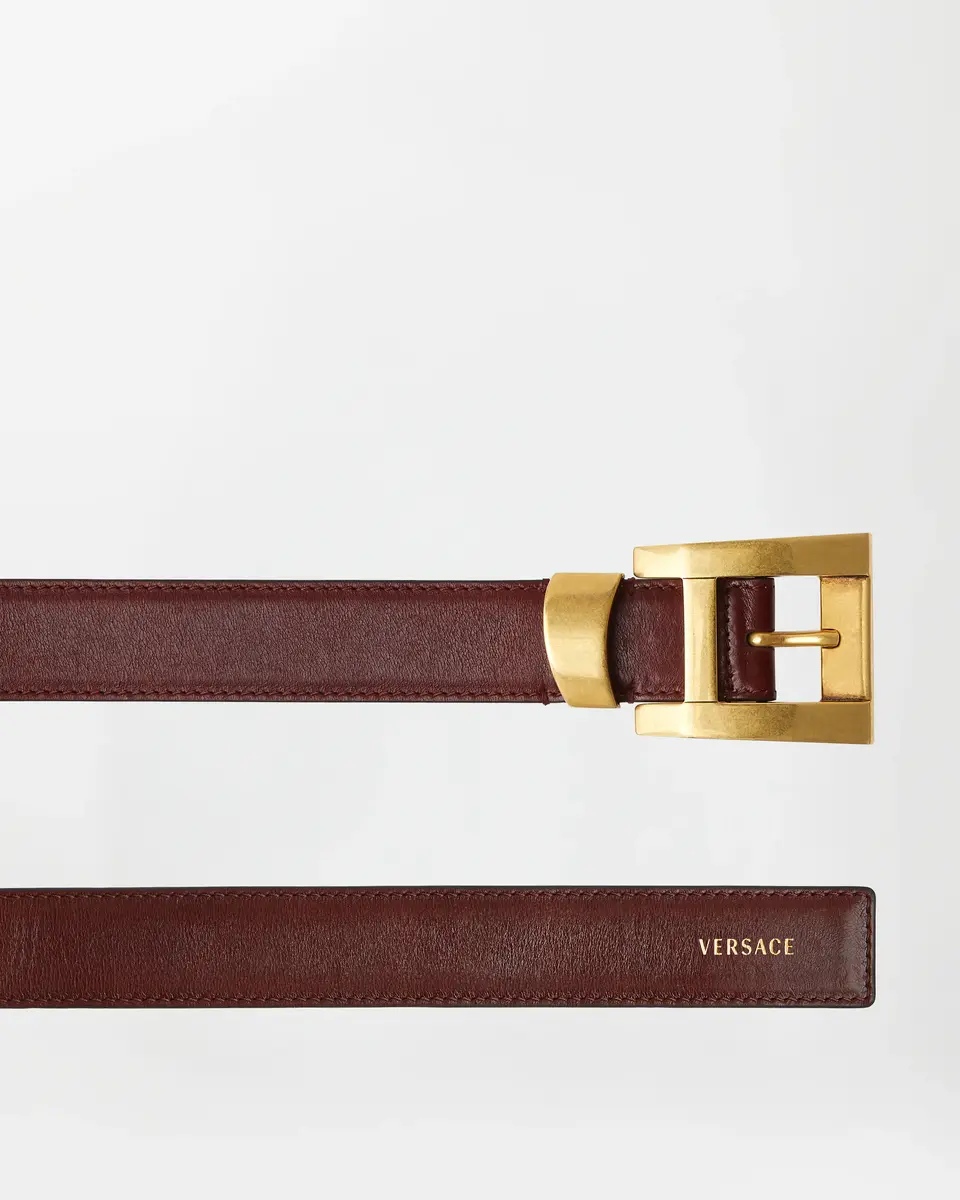 Versace Leather Belt 3 cm | Thumbnail 2