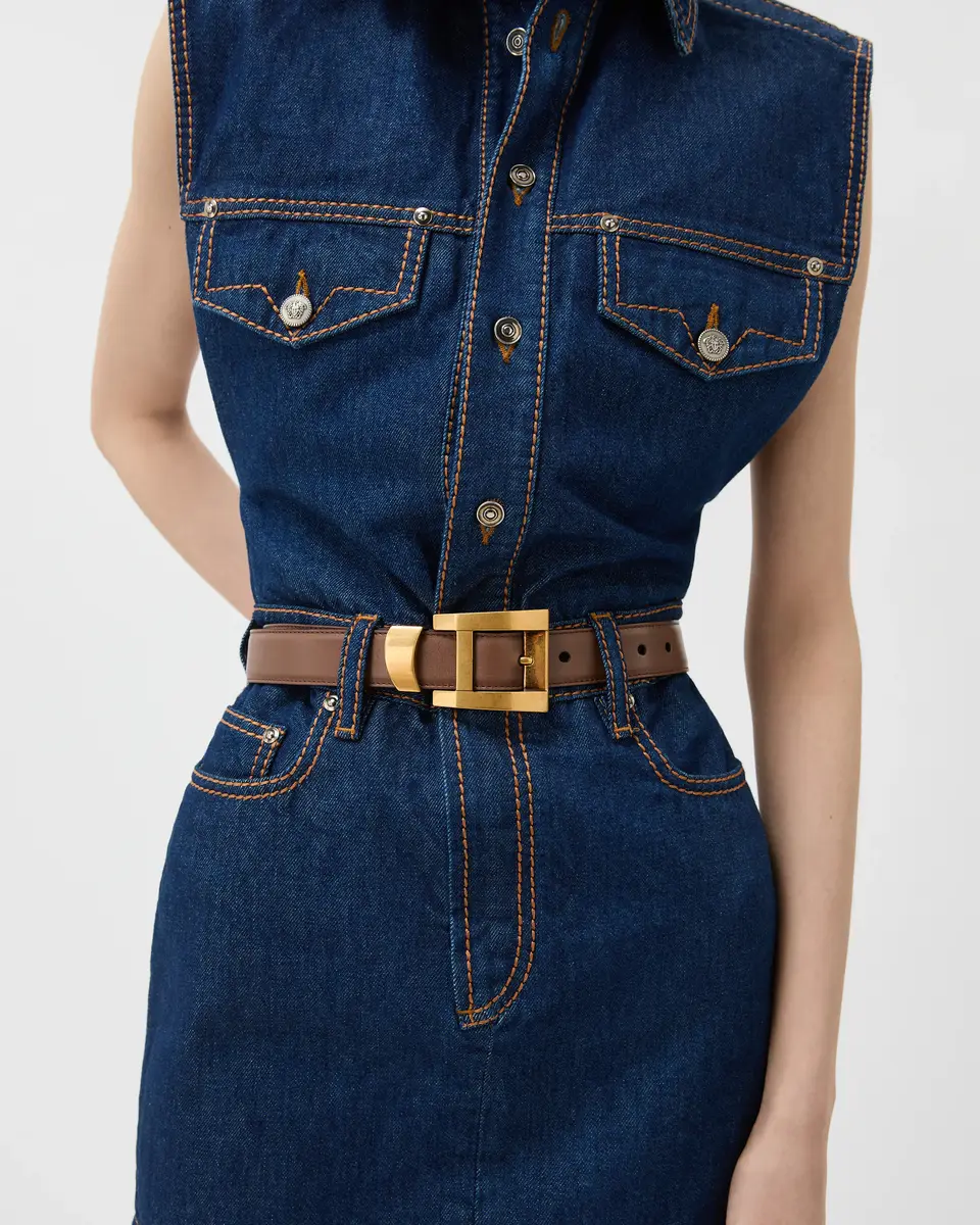 Versace Leather Belt 3 cm | Thumbnail 2