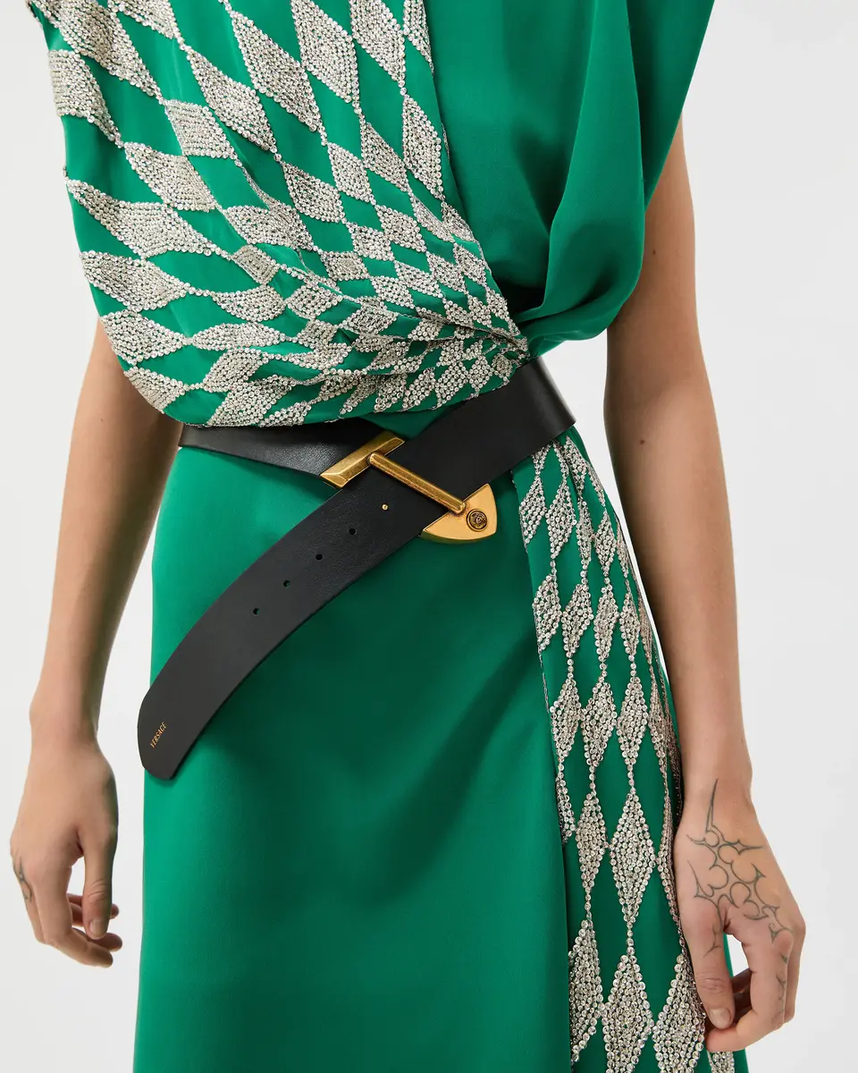 Versace Leather Belt 5 cm | Thumbnail 2