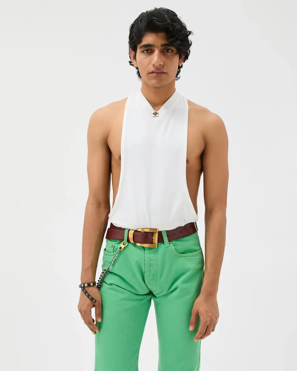 Versace Stretch Cotton-Jersey Tank Top | Thumbnail 2 Versace Stretch Cotton-Jersey Tank Top | Thumbnail 2