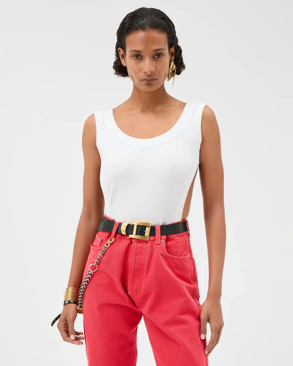 Versace Embroidered Stretch Cotton-Jersey Bodysuit | Thumbnail 2