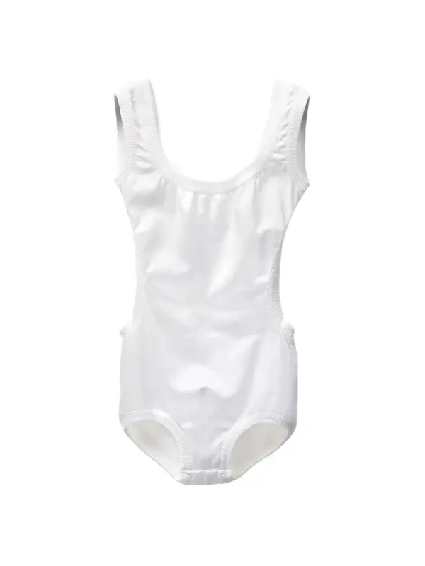 Versace Embroidered Stretch Cotton-Jersey Bodysuit