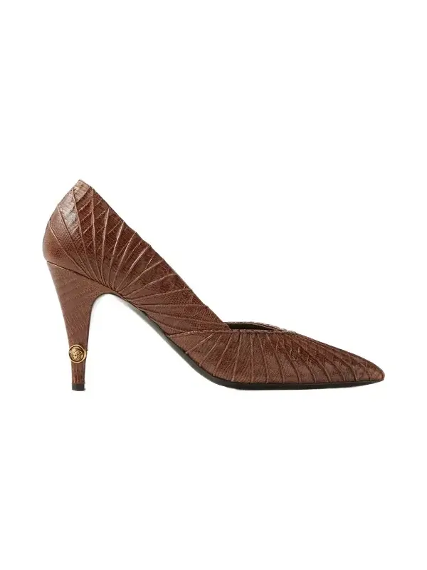 Versace Gianni Leather Pumps 90 mm