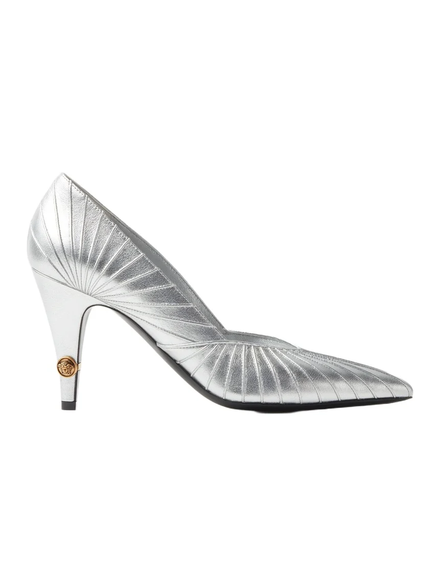 Versace Gianni Metallic Nappa Pumps 90 mm