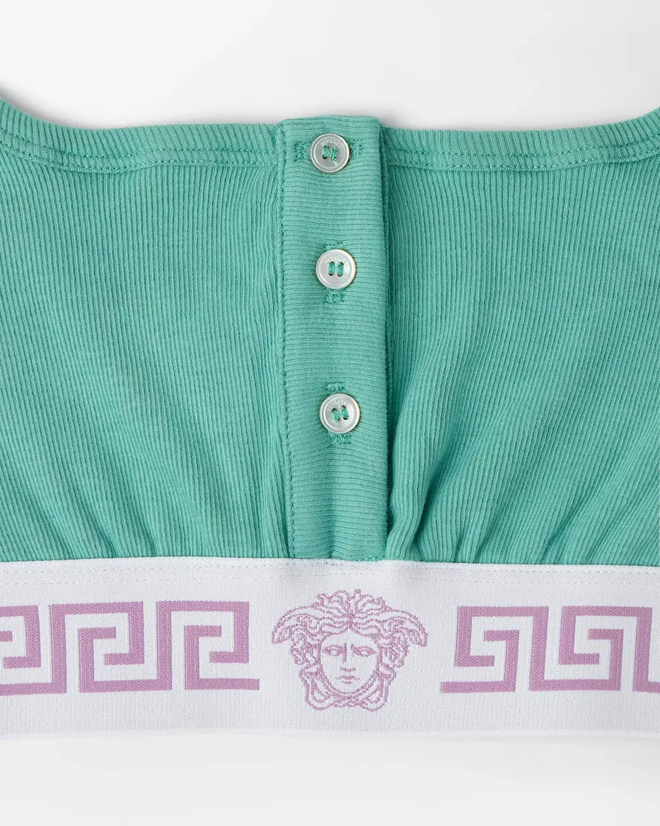 Versace Ribbed Cotton Bralette | Thumbnail 2 Versace Ribbed Cotton Bralette | Thumbnail 2